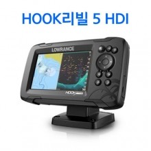한글정품] 로렌스 후크 리빌 HDI 5인치 어탐기 + GPS 플로터 / HOOK Reveal 5 HDI / 처프+다운스캔 어군탐지기