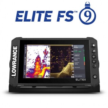 LOWRANCE 한글 정품 ] 로렌스 Elite FS 9 어탐기 + GPS 플로터 / 액티브이미징소나 / 처프+다운+사이드